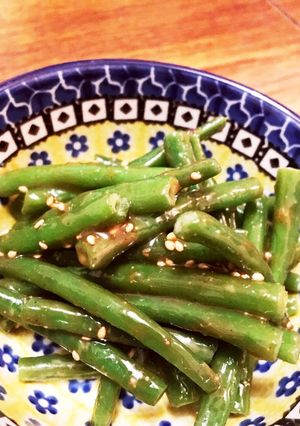 インゲン豆のピーナッツあえ-レシピのメイン写真