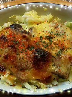 キャベツと鯖のカレーマヨ焼き-レシピのメイン写真