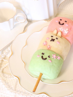 ひな祭りお団子ちぎりパン(うさちゃん付)-レシピのメイン写真