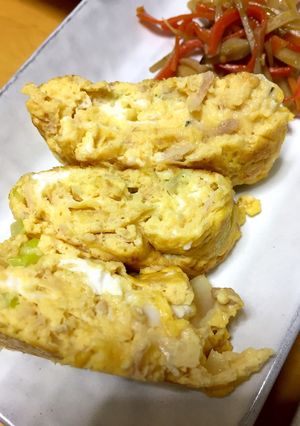 ツナ入り卵焼き-レシピのメイン写真