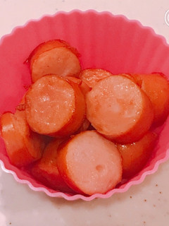お弁当に、ソーセージの水炒め、しょう油味-レシピのメイン写真