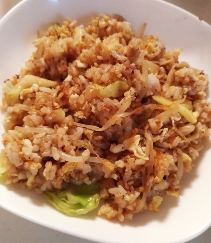 余り野菜炒めと冷やご飯消費!バター醤油飯-レシピのメイン写真