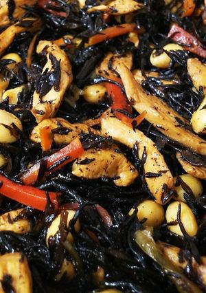 鶏と大豆のひじき煮-レシピのメイン写真