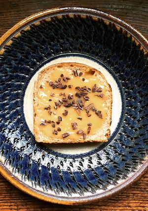 レモンカード＆カカオニブの贅沢トースト-レシピのメイン写真