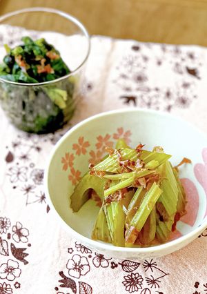 簡単一品*作り置き*セロリの土佐煮-レシピのメイン写真