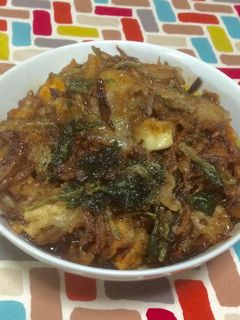 超簡単☆たまごいらずの海鮮かき揚げ丼-レシピのメイン写真
