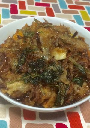 超簡単☆たまごいらずの海鮮かき揚げ丼-レシピのメイン写真