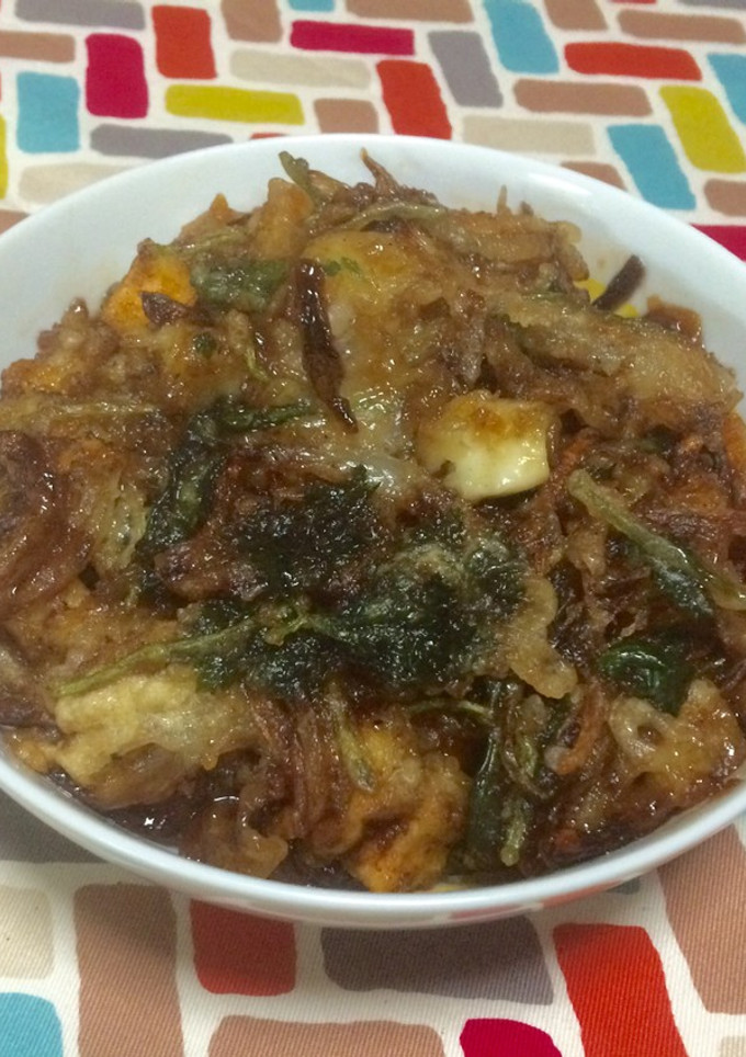 超簡単☆たまごいらずの海鮮かき揚げ丼-レシピのメイン写真