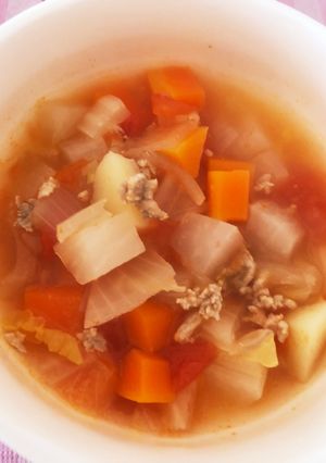 野菜たっぷりスープ♪離乳食にも♪-レシピのメイン写真