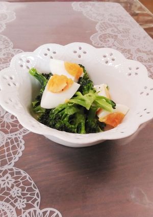 身近な食材♡ブロッコリーと卵で-レシピのメイン写真