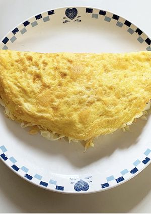 ダイエットにピッタリ！肉なしとん平焼き-レシピのメイン写真