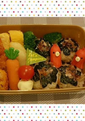 簡単！たこ焼きそっくり！なキャラ弁❤-レシピのメイン写真
