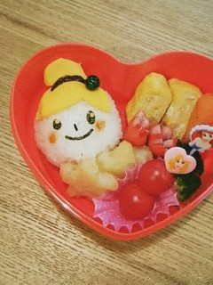 簡単すぎる!シンデレラのキャラ弁❤-レシピのメイン写真