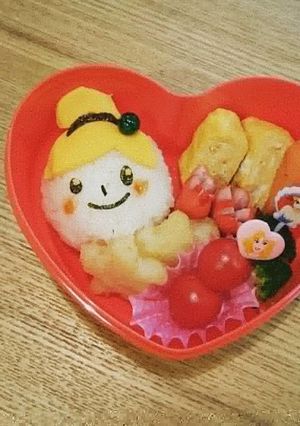 簡単すぎる！シンデレラのキャラ弁❤-レシピのメイン写真