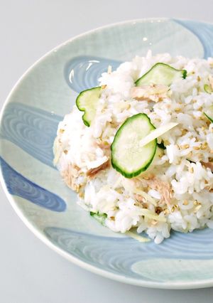 ツナ缶ときゅうりの混ぜご飯-レシピのメイン写真