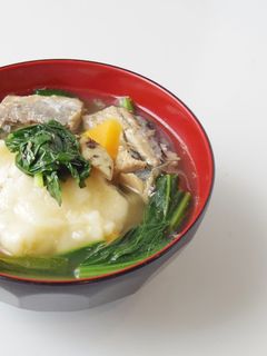 さば缶すいとん-レシピのメイン写真