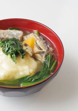 さば缶すいとん-レシピのメイン写真