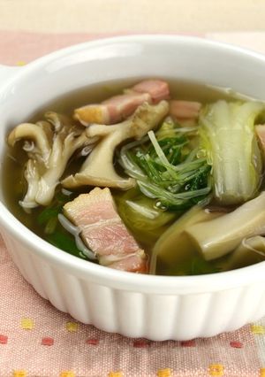 ベーコン入り具だくさんおかずスープ-レシピのメイン写真