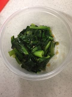 小松菜のわさび醤油和え!3分クッキング-レシピのメイン写真
