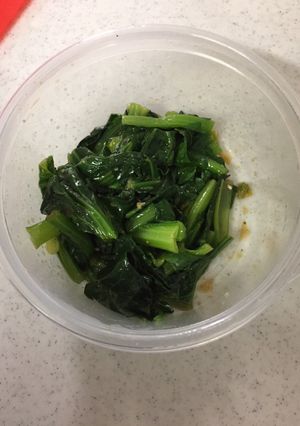小松菜のわさび醤油和え！３分クッキング-レシピのメイン写真