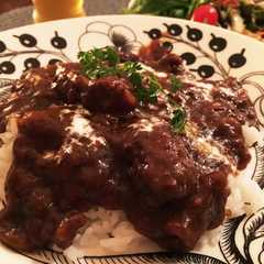 รูปของ ていねいな暮らし♡的うまうま牛すじカレー
