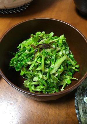 即できる！節約！外葉でやみつきキャベツ-レシピのメイン写真