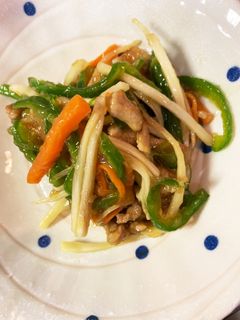 ウドで作る!青椒肉絲-レシピのメイン写真