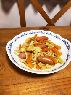 チャチャっと簡単!昔懐かし焼うどん-レシピのメイン写真