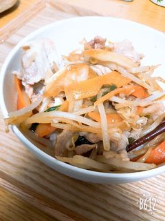 お馴染みの肉野菜炒め♡-レシピのメイン写真