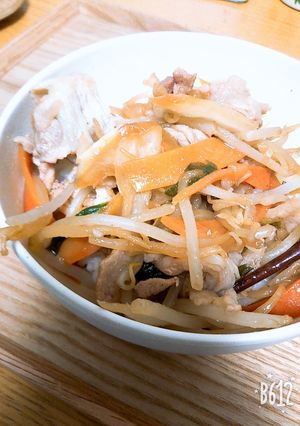 お馴染みの肉野菜炒め♡-レシピのメイン写真