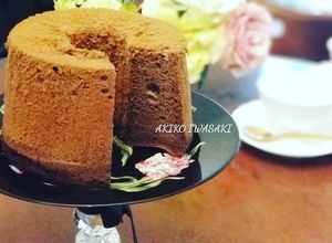 綺麗になれちゃう『米粉ほうじ茶シフォン』-レシピのメイン写真