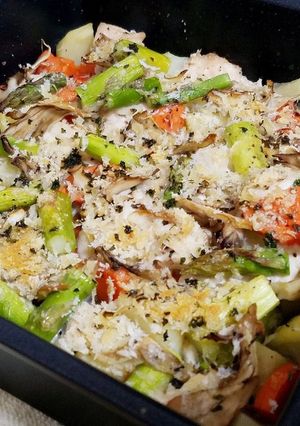 鶏胸肉と野菜のオーブン焼き-レシピのメイン写真