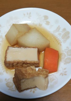 厚揚げ大根ニンジンの圧力鍋煮-レシピのメイン写真
