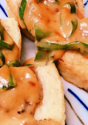 節約でガッツリ！厚揚げの肉詰め-レシピのメイン写真