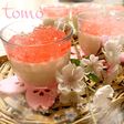 春爛漫!桜リキュールのレアチーズケーキ