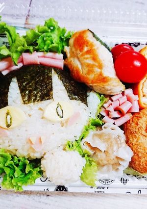 鬼太郎♪猫娘♪♪キャラ弁♪♪-レシピのメイン写真