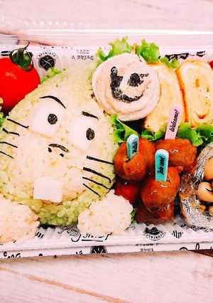 鬼太郎♪♪ネズミ男 ♪キャラ弁♪-レシピのメイン写真