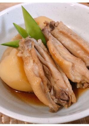 圧力鍋で手羽中とじゃがいものさっと煮-レシピのメイン写真