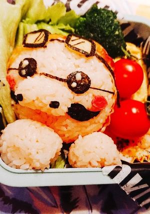 ジブリ♪紅の豚♪♪キャラ弁♪♪-レシピのメイン写真