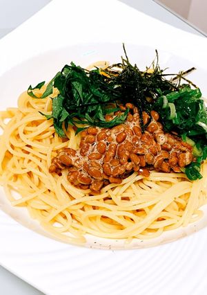 簡単☆納豆パスタ-レシピのメイン写真