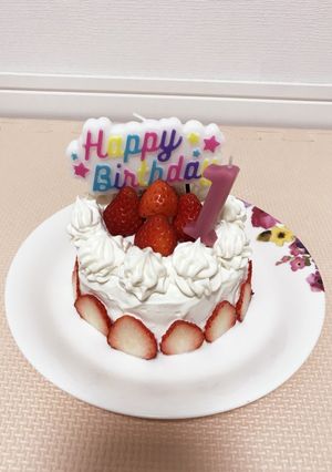 一歳 バースデーケーキ♡-レシピのメイン写真