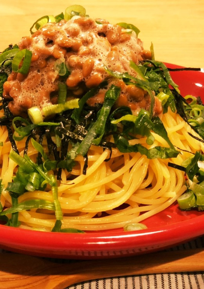 我が家の定番★ウマウマ納豆パスタ♪-レシピのメイン写真