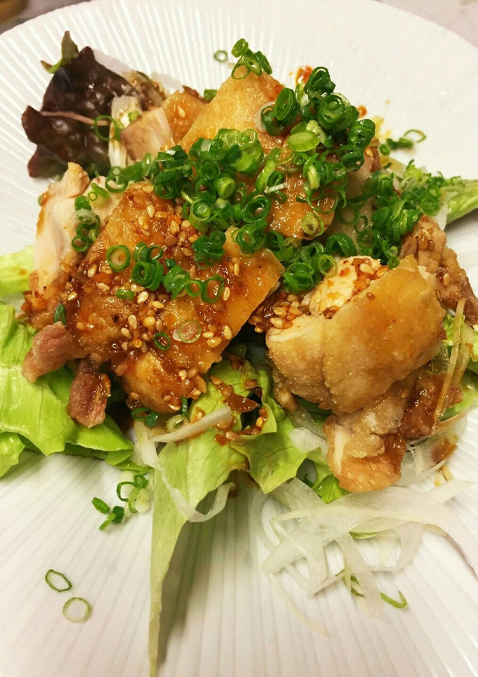 揚げ鶏の中華風甘辛だれ-レシピのメイン写真