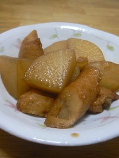 ごぼう天と大根の煮物-レシピのメイン写真