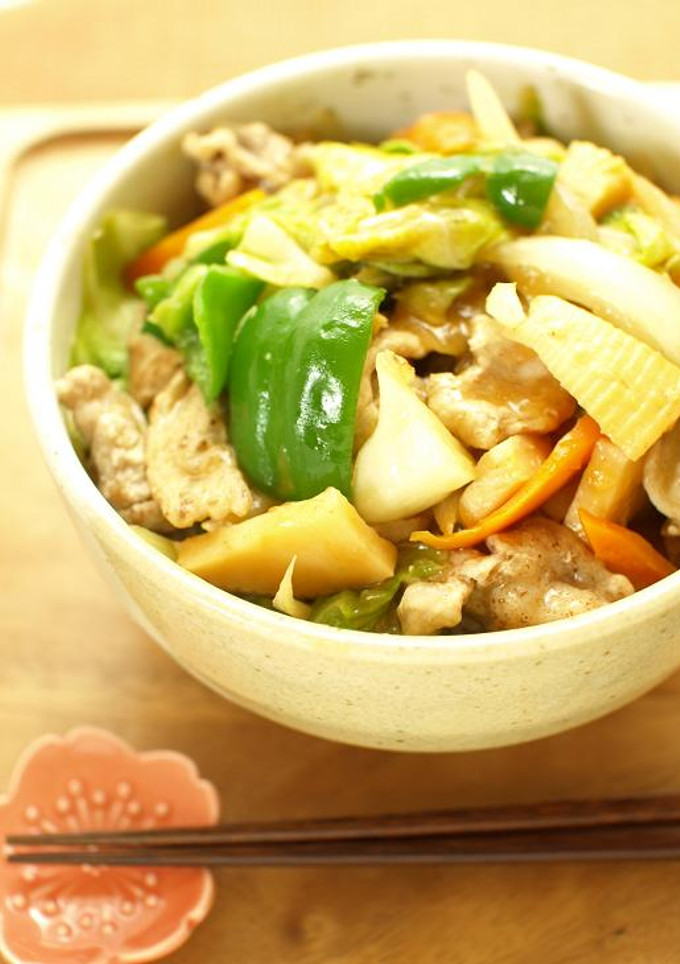 残り野菜で☆中華うま煮丼-レシピのメイン写真