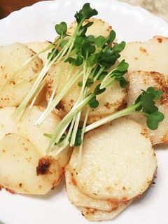 【簡単】山芋のたらこバター炒め-レシピのメイン写真