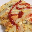 しめじとじゃがいものオープンオムレツ