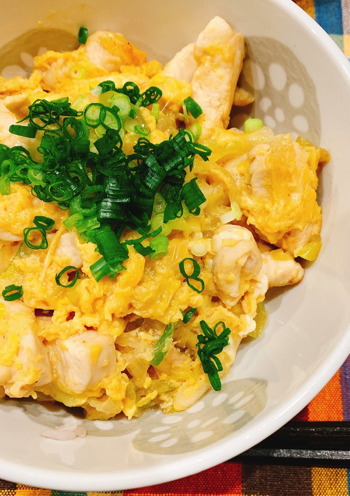長ネギとムネ肉の甘辛とろーり親子丼-レシピのメイン写真