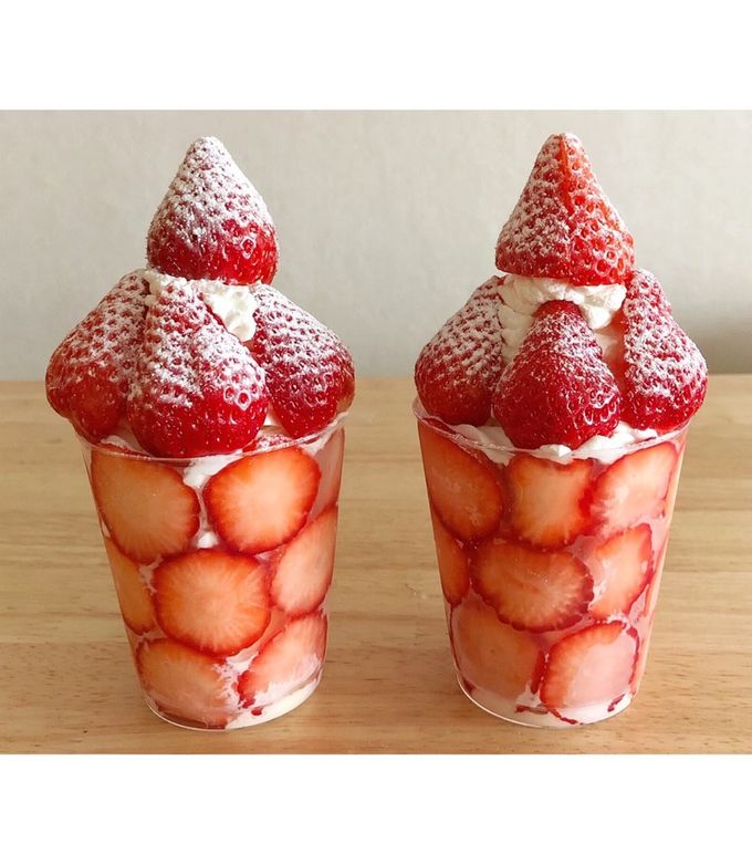 簡単♡カフェ風ストロベリーパフェ-レシピのメイン写真