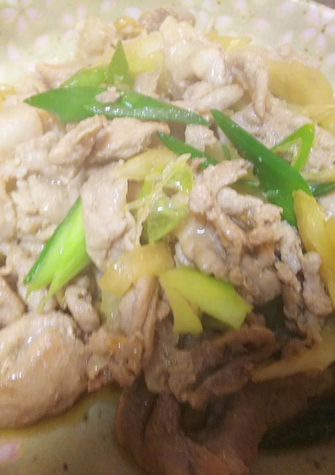簡単中華・豚肉とセロリの旨塩炒め-レシピのメイン写真
